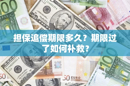 北京担保追偿期限多久？期限过了如何补救？